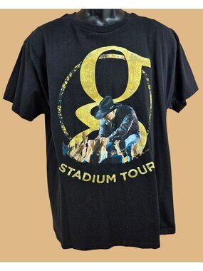 Garth Brooks Stadium Tour Black T-Shirt Large